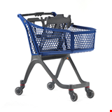 Plastik Market Arabası Polycart P100 - 100 Litre Mavi