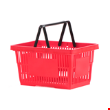 Plastik Market El Sepeti 28 Litre Kırmızı