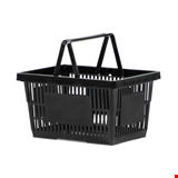 Plastik Market El Sepeti 28 Litre Siyah