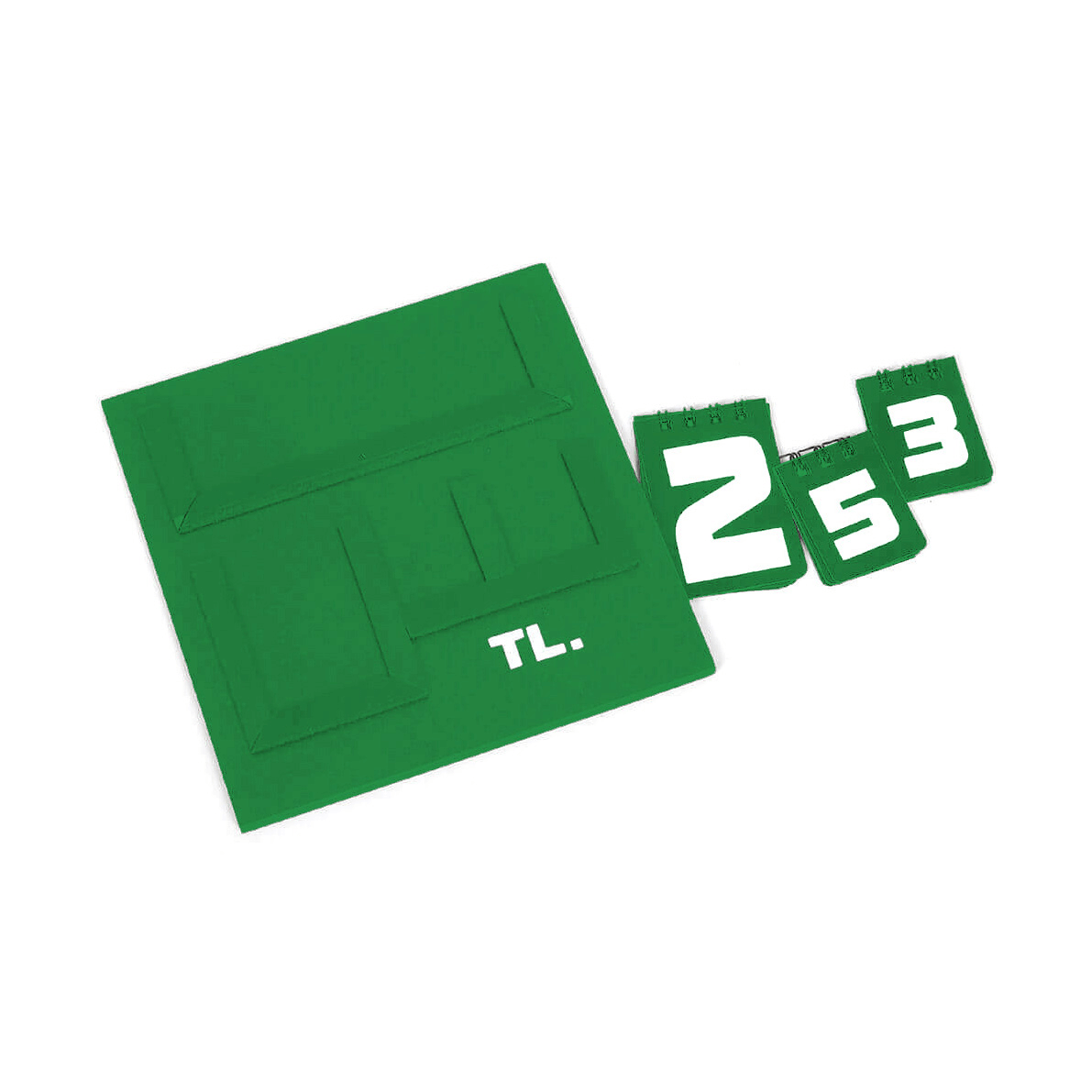 Yazılı Manav Etiketi Mini Tek Taraflı 11x13,5 cm Yeşil