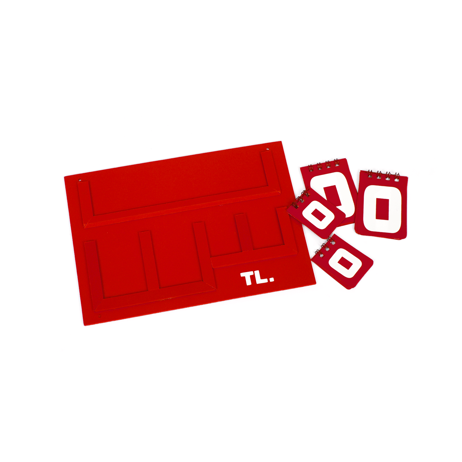 Yazılı Manav Etiketi Maxi Çift Taraflı 15x21 cm Kırmızı