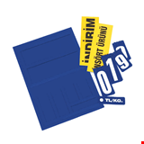 Tekli indirim panosu Çift Taraflı 21x30 cm  Mavi