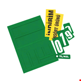 Tekli indirim panosu Tek Taraflı 21x30 cm Yeşil