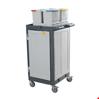 Temizlik Arabası ( Kapaklı ) Clenns Basic C -120x57x52 cm
