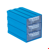 Plastik Çekmeceli Kutu B02 10,3x13,5x8,4 cm Mavi