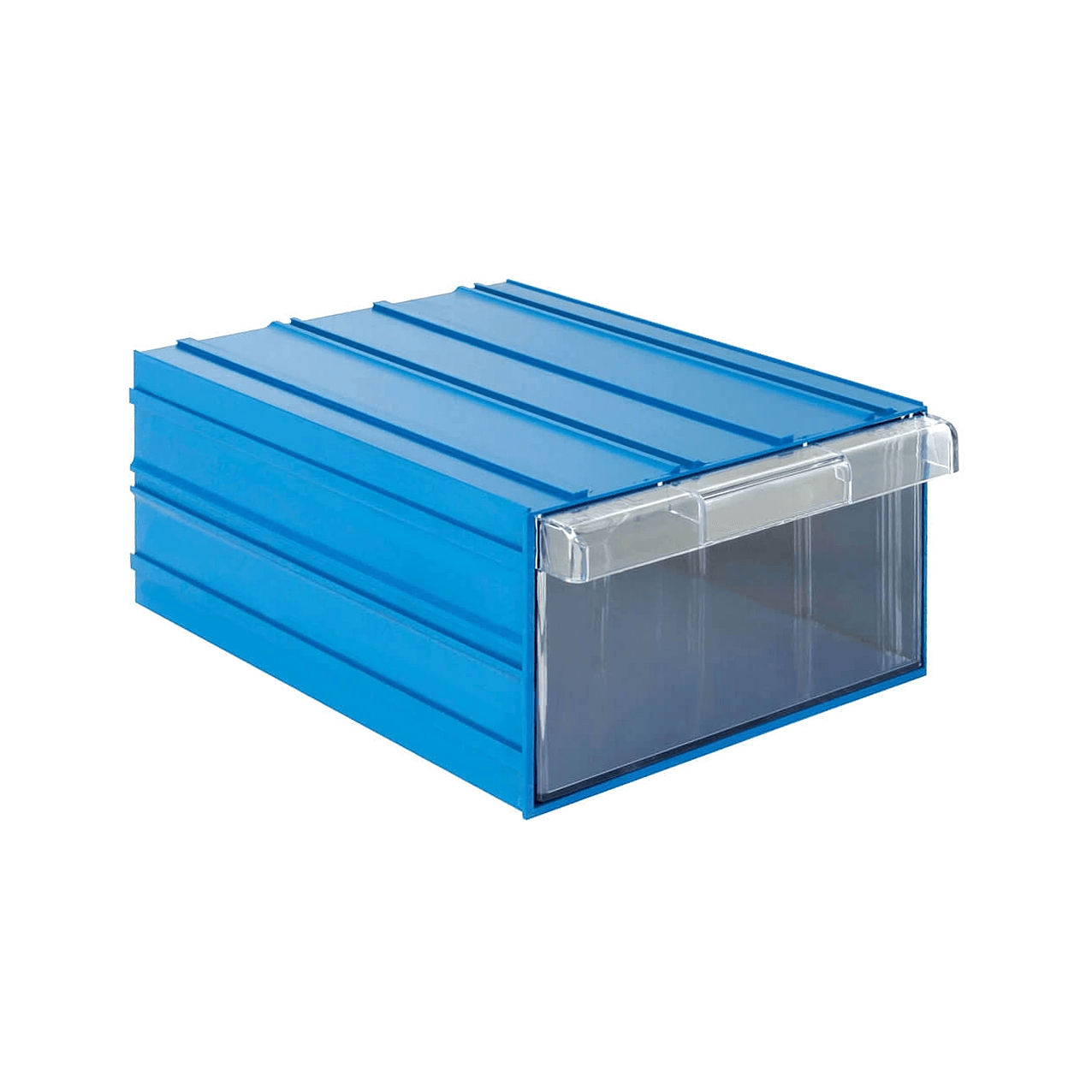 Plastik Çekmeceli Kutu C01 - 15x34x26 cm Mavi