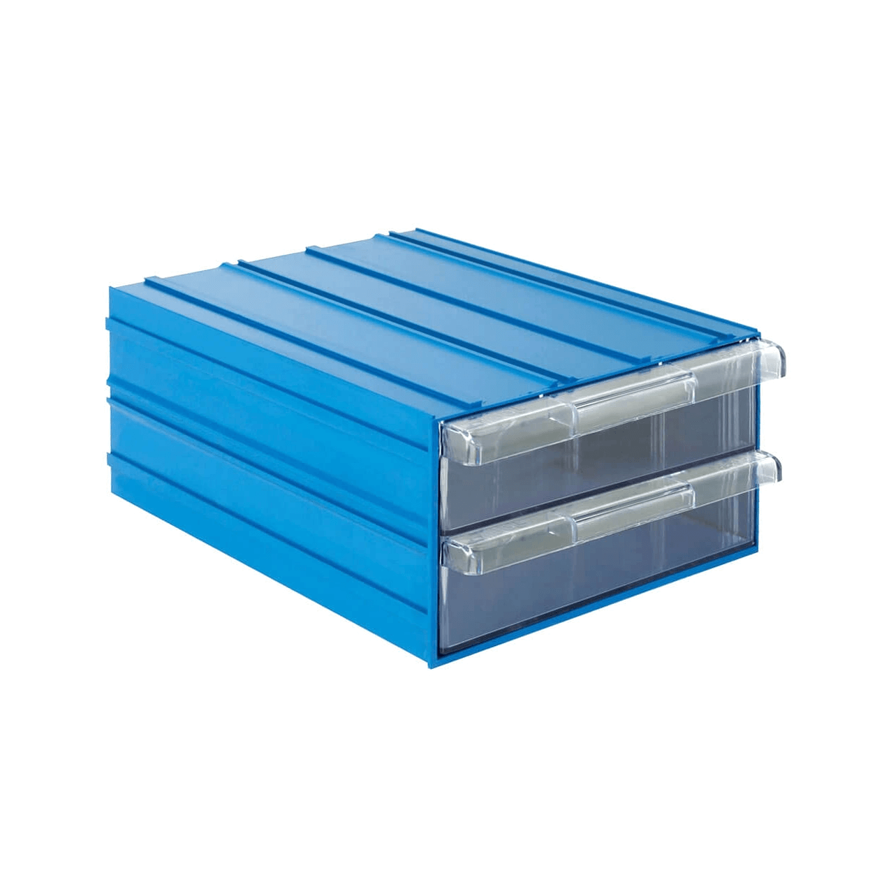 Plastik Çekmeceli Kutu C02 -15x34x26 cm Mavi