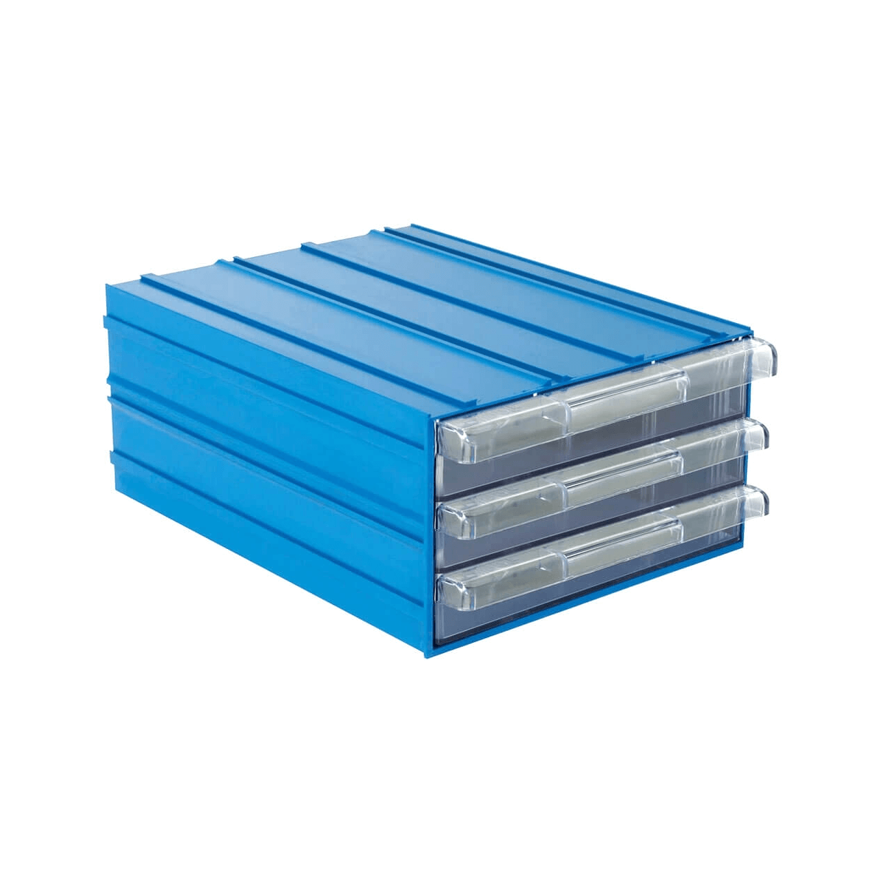 Plastik Çekmeceli Kutu C03 -15x34x26 cm Mavi