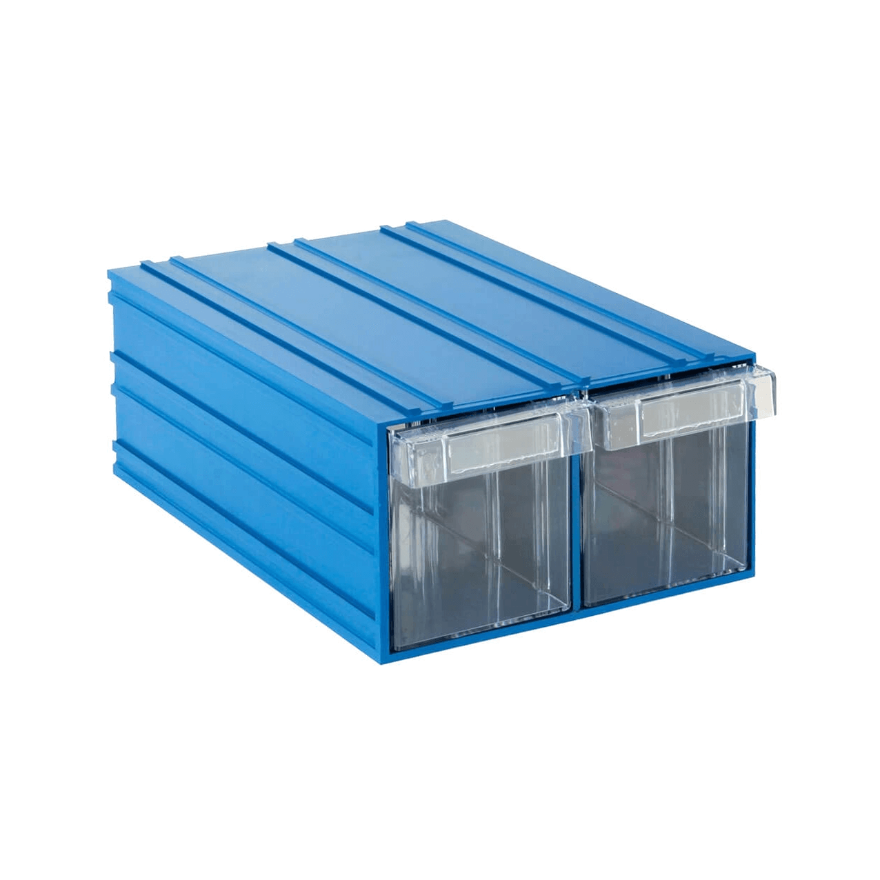 Plastik Çekmeceli Kutu D02 -12,4x30,2x21 cm Mavi