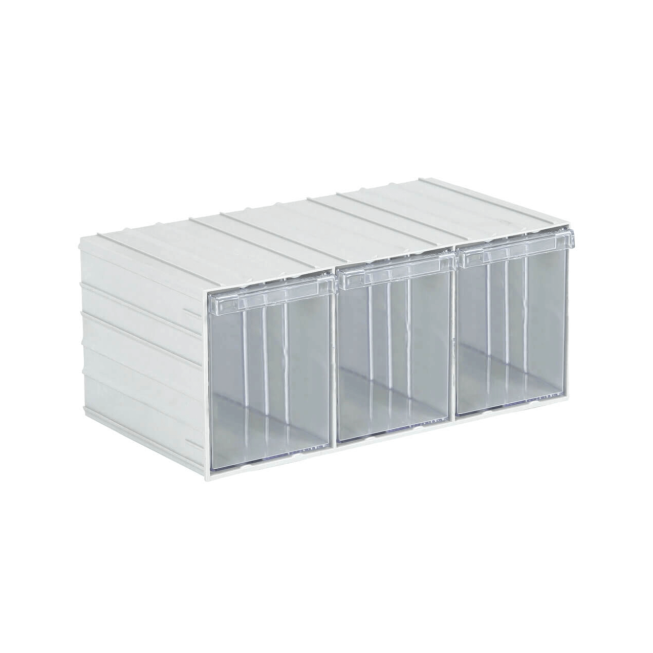 Plastik Çekmeceli Kutu E01 16x20,4x37 cm Krem