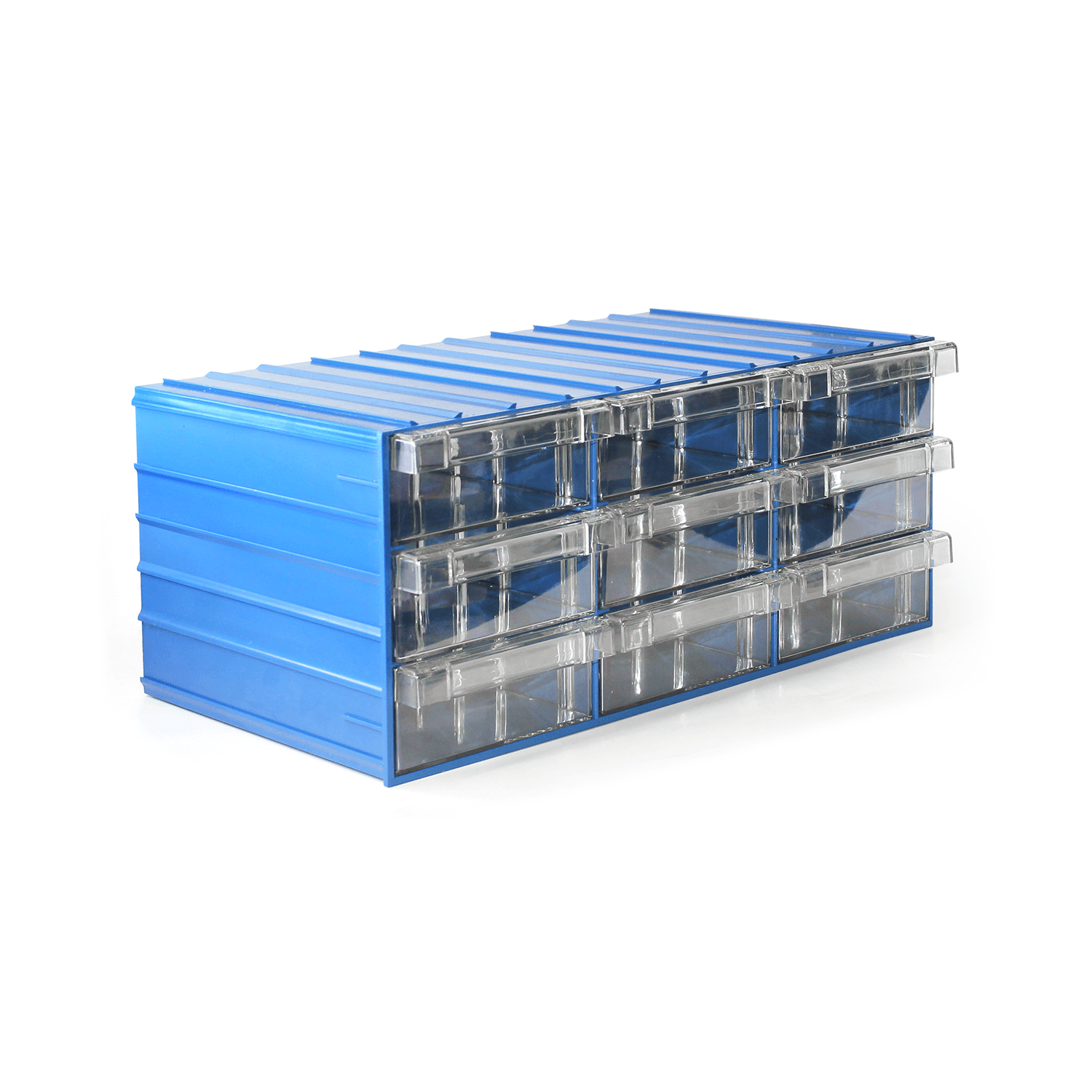 Plastik Çekmeceli Kutu E03 16x20,4x37 cm Mavi