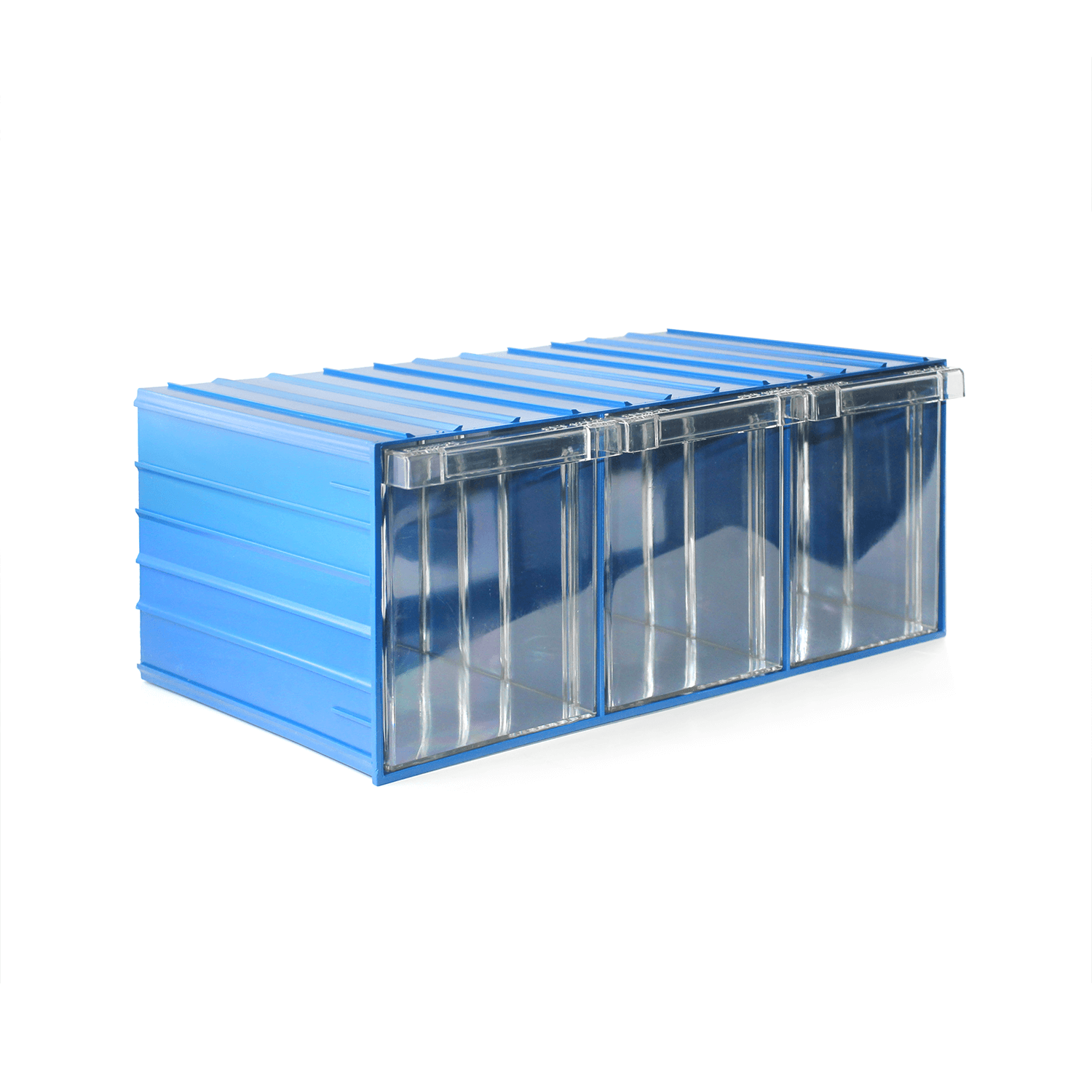 Plastik Çekmeceli Kutu E01 16x20,4x37 cm Mavi