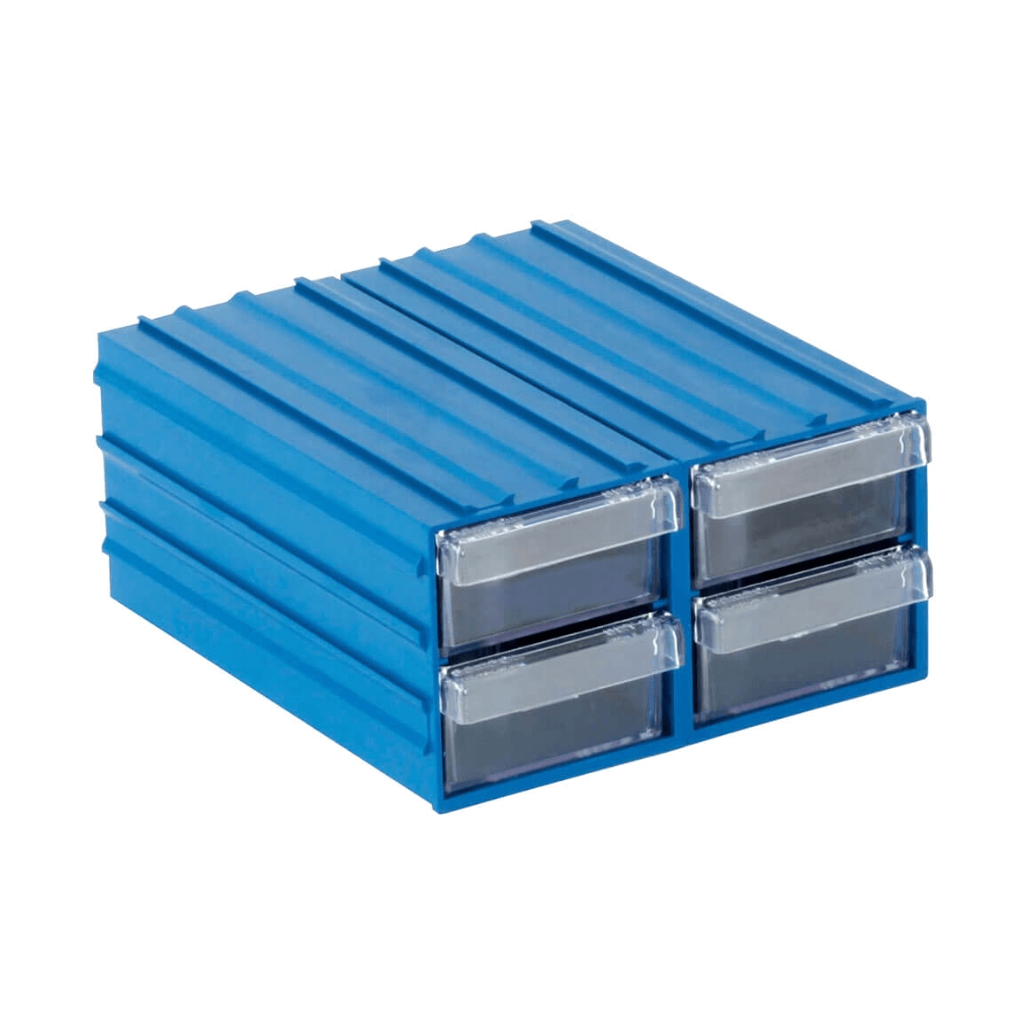 Plastik Çekmeceli Kutu L - 5,8x12,2x11 cm Mavi