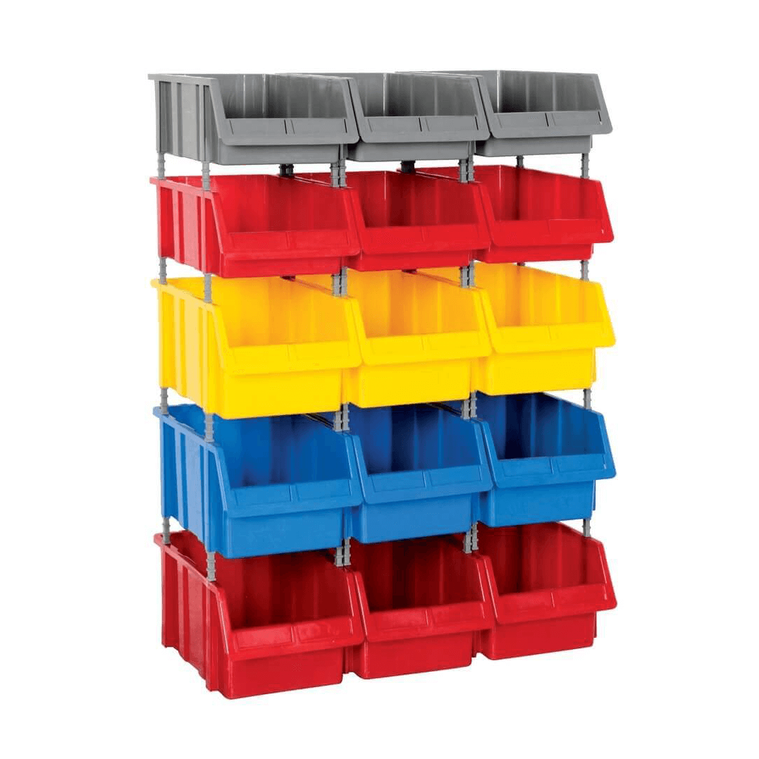 Plastik Avadanlık Tip 2 - 15x40,2x17,3 cm Kırmızı