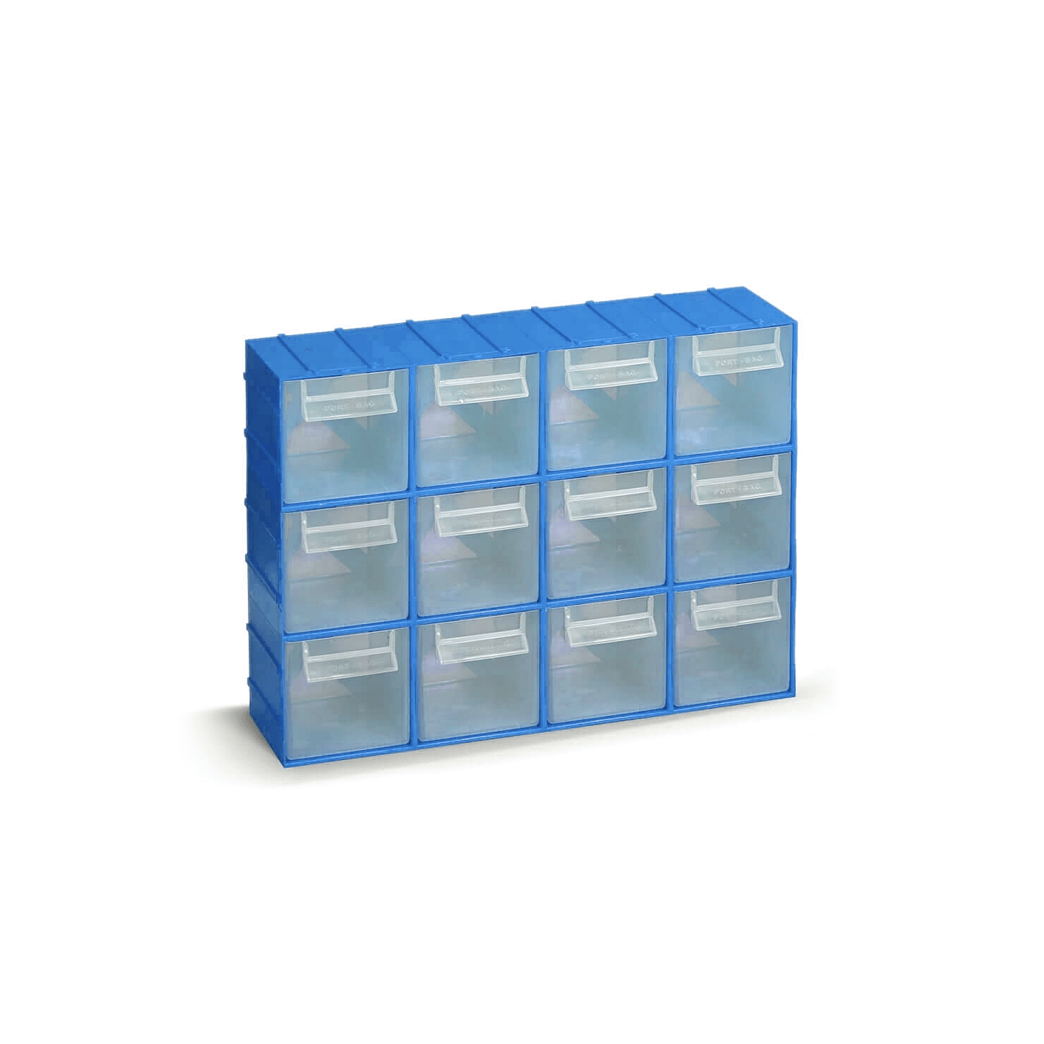 Plastik Çekmeceli Kutu Ph05 -33,9x14x45 cm Mavi