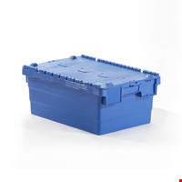 Kapaklı Plastik Kasa 25x40x60  cm Mavi