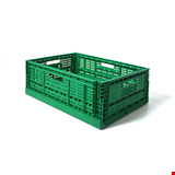 Katlanabilir Plastik Kasa 40x60x19 Yeşil
